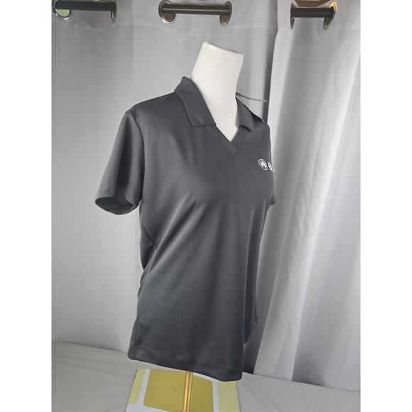 Nike Golf Dri-FIT Polo Shirt Women's Medium Performance Top Gray Logo - Picture 8 of 10